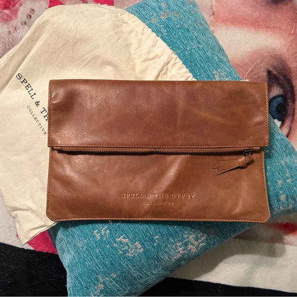 Spell Bags Spell The Gypsy Collective Leather Clutch Poshmark